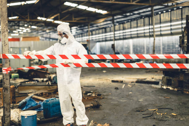 Professional Trauma Scene Cleanup technician working in Jericho, NY
